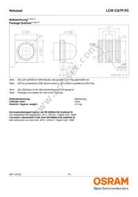 LCW CQ7P.PC-KTLP-5H7I-1 Datasheet Page 14