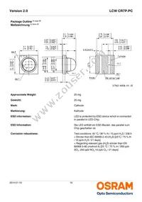 LCW CR7P.PC-LRLT-5C7E-1-350-R18 Datasheet Page 16