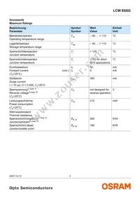 LCW E6SG-U2AB-Q3R5-Z Datasheet Page 3