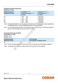 LCW E6SG-U2AB-Q3R5-Z Datasheet Page 7