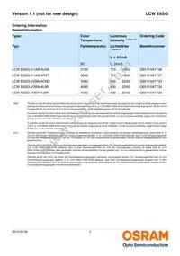 LCW E6SG-V2BA-4L8N-Z Datasheet Page 2
