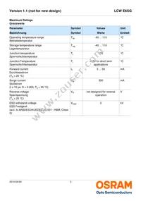 LCW E6SG-V2BA-4L8N-Z Datasheet Page 3