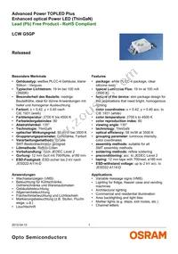 LCW G5GP-FYGY-5R8T-0-100-R18-Z Datasheet Cover