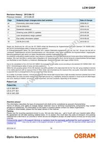 LCW G5GP-FYGY-5R8T-0-100-R18-Z Datasheet Page 19