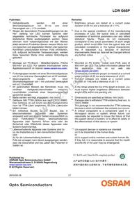 LCW G6SP-CBEB-4O9Q-Z Datasheet Page 21