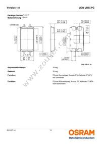 LCW JDSI.PC-FUGQ-5H7I-L1N2 Datasheet Page 13