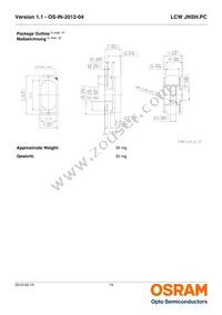 LCW JNSH.PC-BUCQ-5H7I-1-20-R18 Datasheet Page 14