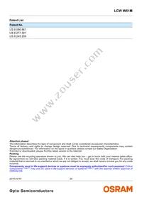 LCW W51M-JYKY-4L8N-Z Datasheet Page 20