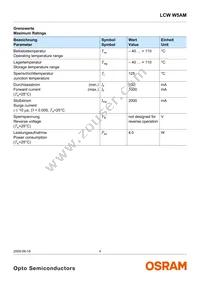 LCW W5AM-KYLX-5H7I-0-350-R18-Z Datasheet Page 4