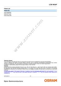 LCW W5AP-LZMZ-4L8N-Z Datasheet Page 21