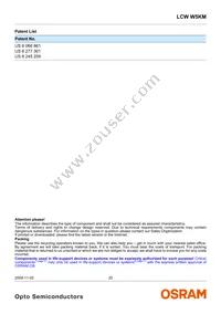 LCW W5KM-JYKY-4L8N-Z Datasheet Page 20