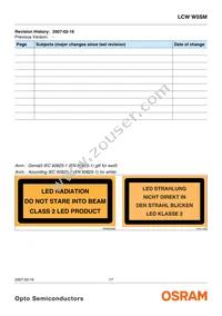 LCW W5SM-GZJX-Q3R5-Z Datasheet Page 17