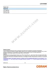 LCW W5SM-GZJX-Q3R5-Z Datasheet Page 18