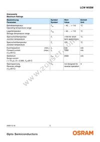 LCW W5SM-JXKX-4J8K-Z Datasheet Page 3