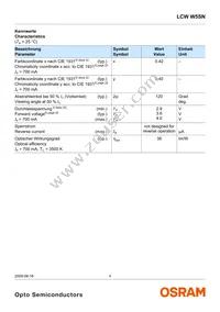 LCW W5SN-JZLY-4L9X-0-700-R18-Z-SF Datasheet Page 4