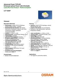 LCY G6SP-CBDB-5E-1-140-R18-Z Datasheet Cover