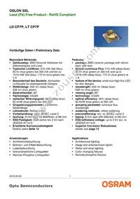 LD CP7P-1T2U-35-Z Datasheet Cover