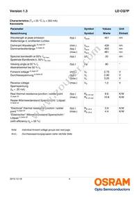 LD CQ7P-3U4U-W5-1-350-R18 Datasheet Page 4