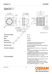 LD CQ7P-3U4U-W5-1-350-R18 Datasheet Page 11