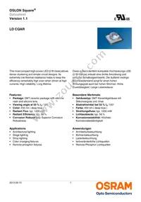 LD CQAR-APAQ-3-L1M1-700-R33-XX Datasheet Cover