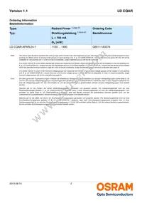 LD CQAR-APAQ-3-L1M1-700-R33-XX Datasheet Page 2