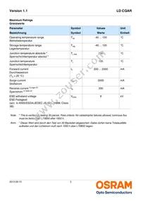 LD CQAR-APAQ-3-L1M1-700-R33-XX Datasheet Page 3