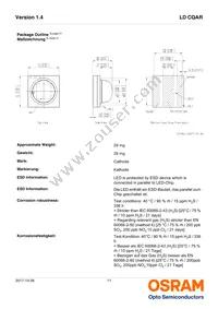 LD CQAR-AR-3-L1L2-700-R33-XX Datasheet Page 11