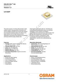 LD CQDP-1U3U-W5-1-K Datasheet Cover