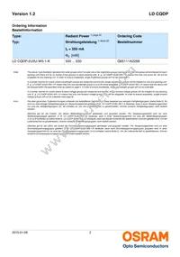 LD CQDP-1U3U-W5-1-K Datasheet Page 2