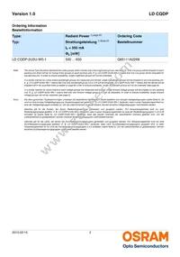 LD CQDP-2U3U-W5-1-350-R18-K Datasheet Page 2