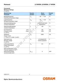 LD W5SN-3T4U-35-Z Datasheet Page 4