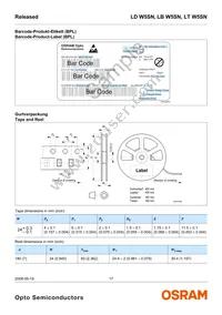 LD W5SN-3T4U-35-Z Datasheet Page 17