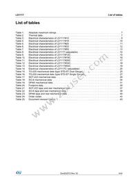LD1117S30TR Datasheet Page 3