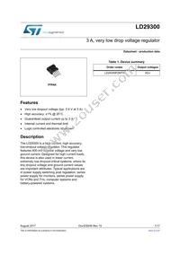 LD29300P2MTR Datasheet Cover