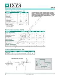 LDA110S Datasheet Page 2