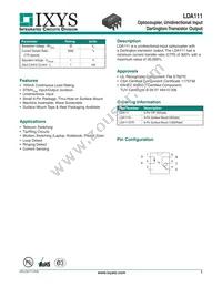 LDA111 Datasheet Cover