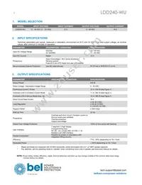 LDD240-WU Datasheet Page 2