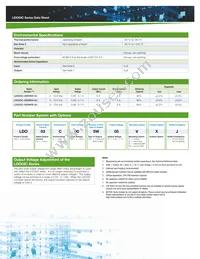 LDO03C-005W05-VJ Datasheet Page 2