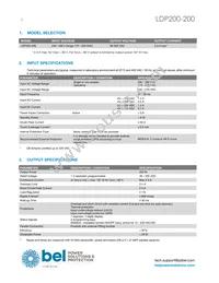 LDP200-200 Datasheet Page 2