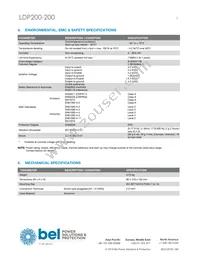 LDP200-200 Datasheet Page 3