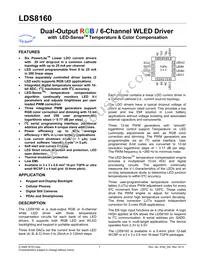 LDS8160-002-T2 Datasheet Cover