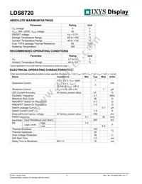 LDS8720 Datasheet Page 2