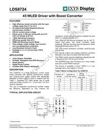 LDS8724 Datasheet Cover