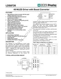 LDS8726 Datasheet Cover