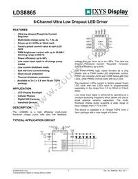 LDS8865002-T2-250 Datasheet Cover