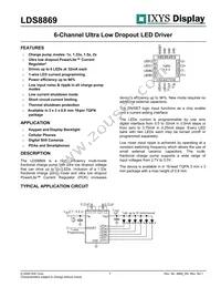 LDS8869-002-T2 Datasheet Cover