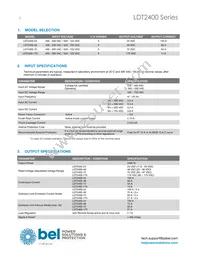 LDT2400-170 Datasheet Page 2