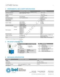 LDT480-24 Datasheet Page 3