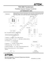 LDT565620ST-203 Datasheet Cover