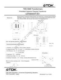 LDT565630T-001 Datasheet Cover